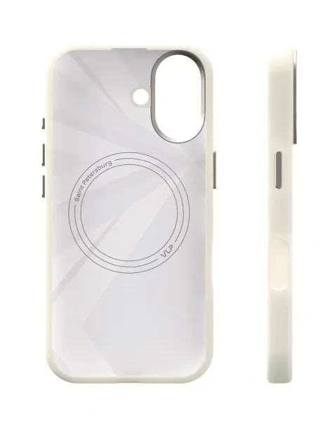 Чехол защитный VLP Aster Pro Case с MagSafe для iPhone 17, белый